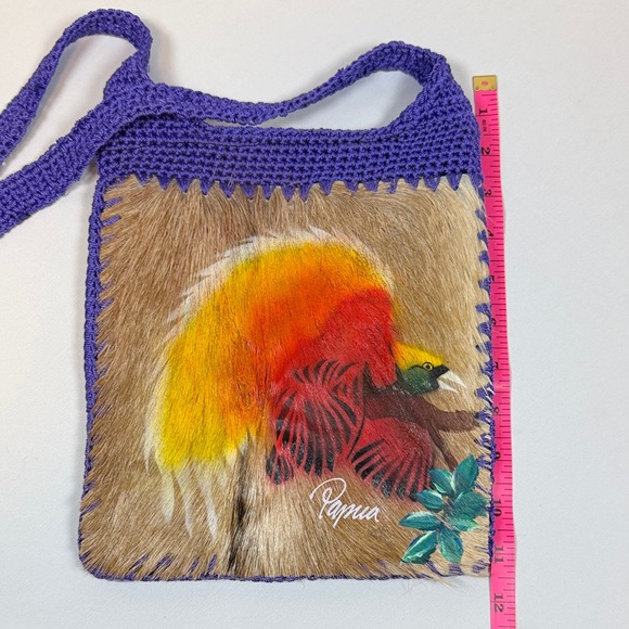 Traditional Handwoven Bilum Bag Orgins Papua New Guinea - Picture 10 of 10